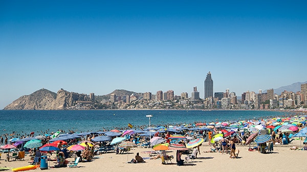 Benidorm el pasado 8 de agosto. Foto: Mike Smith (CC BY 2.0)