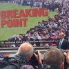 Brexit and the EU’s ‘Syrian bill’. Nigel Farage, leader of UKIP, presents a new campaign poster showing refugees.