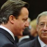David Cameron, Jean Claude Juncker. Elcano Blog