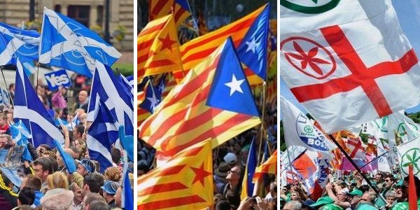 El secesionismo en democracias avanzadas: Cataluña entre Escocia y Padania. Escocia, Cataluña y Panadia. Elaboración propia. Elcano 2015