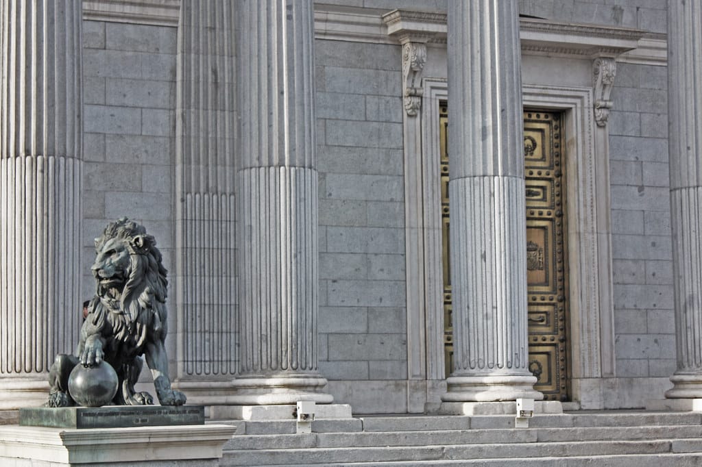 Spain moves towards fresh elections to break deadlock. Congreso de los Diputados, Madrid.