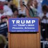 Podium for Donald Trump in Phoenix, Arizona, last June. Photo: Gage Skidmore (CC BY-SA 2.0)