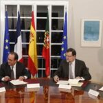 L´Union de l´Énergie commence dans les Pyrénées. Jean-Claude Juncker, François Hollande, Mariano Rajoy et Pedro Passos Coelho.