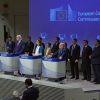 Joint press conference on EU-Mercosur trade negotiations (28/6/2019). In front: Phil Hogan, Cecilia Malmström and Jorge Marcelo Faurie. Image via EC Audiovisual Services. Elcano Blog