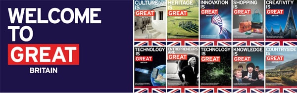 La marca-país GREAT Britain. Campaña Britain is GREAT.