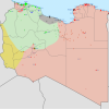 No esperen buenas noticias de Libia en los próximos meses (como poco). Mapa de las facciones en Libia a febrero de 2016.