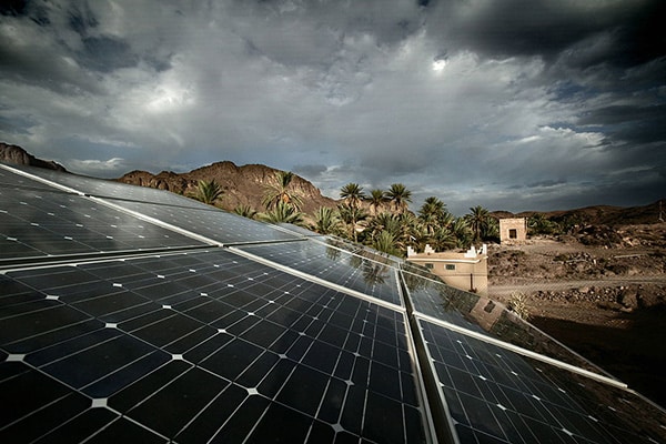 Solar panels in Morocco. Photo: Isofoton.es (CC BY 2.0)