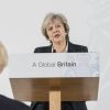 May y el Brexit: puño de seda con guante de hierro. Theresa May ayer mientras ofrecía su discurso sobre los planes del Brexit.