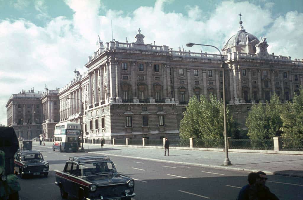 The Royal Palace of Madrid (Spain) in the 1960s. Photo: foundin_a_attic (CC BY 2.0). Elcano Blog