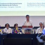 Cultura: oportunidad para el futuro de Iberoamérica. El presidente colombiano Juan Manuel Santos participa en la Conferencia de Ministros de Cultura de Iberoamérica, celebrada el pasado mayo.