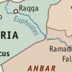 ¿De dónde le viene al Estado Islámico la idea de quemar vivo a un rehén? Mapa de Siria e Iraq.Mapa de Siria e Iraq.