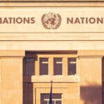 The UN General Assembly Resolution on Ukraine and the struggle for International Order. United Nations Headquarters in Geneva, Switzerland. Photo: Jonathan Ansel Moy de Vitry.