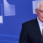 Nace la Europa geopolítica y se bautiza en Naciones Unidas. Josep Borrell Fontelles, vicepresidente de la Comisión Europea, en la rueda de prensa sobre la agresión de Rusia a Ucrania.
