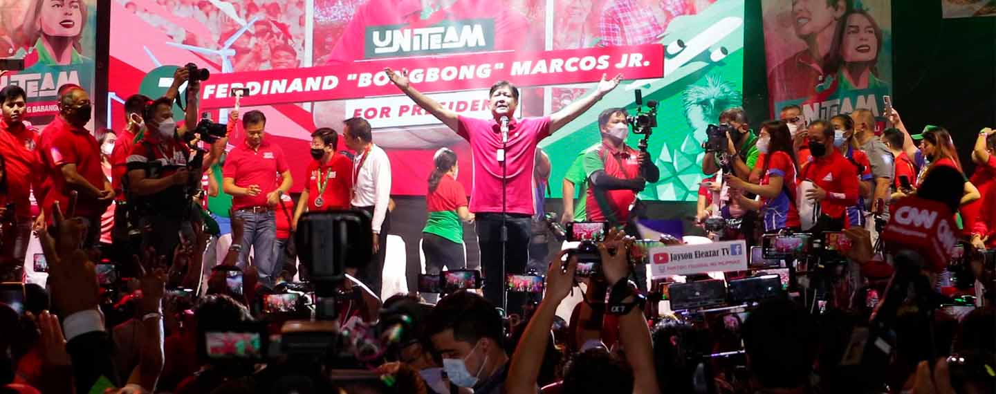 Ferdinand Marcos Jr. en evento