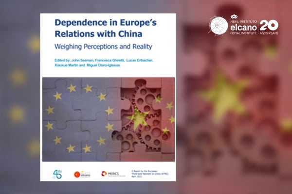 Portada del Informe del ETNC sobre La dependencia en las relaciones de Europa con China