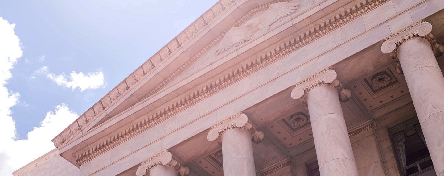 Occidente. Imagen de un edificio oficial en Washington D.C (EEUU)