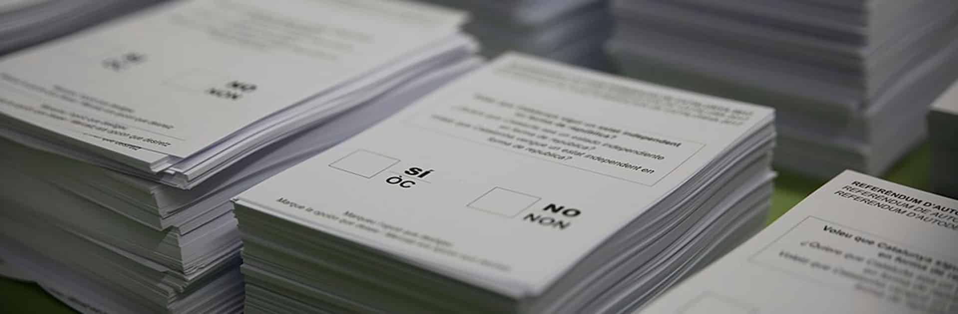 Ballot of the Catalan independence referendum, 2017