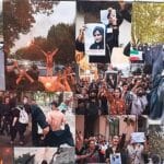 Protests in Stuttgart (Germany) in support of women's rights following the death of Masha Amini.