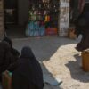 Movilización de mujeres. Un grupo de mujeres en el campo de Al Hol en el noroeste de Siria en 2019