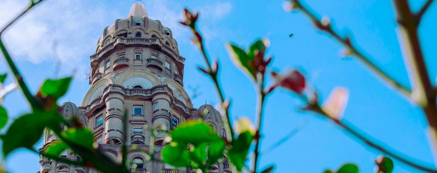 Palacio Salvo, Monumento Histórico Nacional de Montevideo, Uruguay.