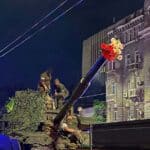 A tank with flowers in the muzzle in Rostov-on-Don (Russia) on 24 June 2023 during the Y. Prigozhin’s and Wagner Group military mutiny against Vladimir Putin