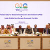 El Primer Ministro de la India, Narendra Modi, interviene en el evento de la Asociación para la Infraestructura e Inversión Global y el Corredor Económico India-Oriente Medio-Europa durante la Cumbre del G20. Nueva Delhi el 9 de septiembre de 2023.