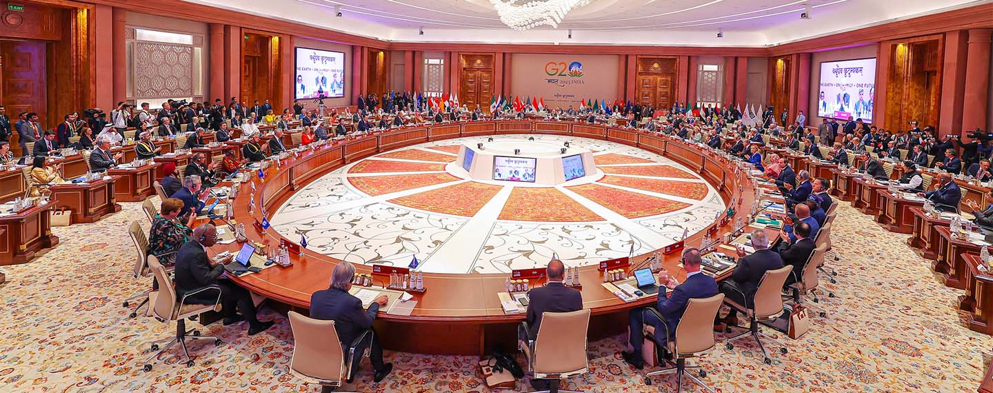 Apertura de la Cumbre del G20 celebrada en Delhi.  09.09.2023.
