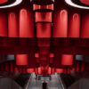 Efecto Bruselas. Una estación de metro con una imagen futurista en la ciudad de Bruselas, Bélgica