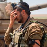 Fuerzas de Defensa de Israel durante la protección de civiles el 10 de mayo de 2021, cuando Hamás y la Jihad Islámica Palestina (JIP) lanzaron desde la Franja de Gaza una andanada de cohetes hacia Jerusalén.