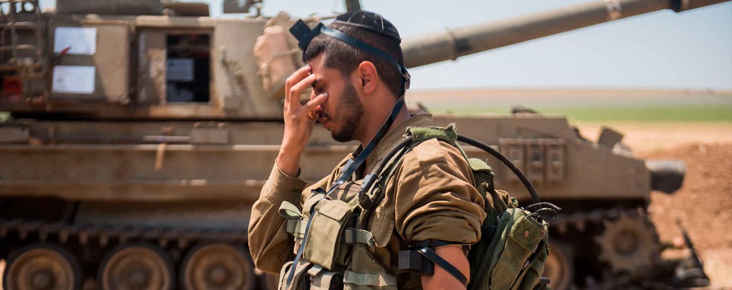 Fuerzas de Defensa de Israel durante la protección de civiles el 10 de mayo de 2021, cuando Hamás y la Jihad Islámica Palestina (JIP) lanzaron desde la Franja de Gaza una andanada de cohetes hacia Jerusalén.