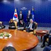 Bilateral meeting with Park Jin, Minister of Foreign Affairs of the Republic of Korea and Jens Stoltenberg, Secretary General of NATO, 29 - 30 January 2023.