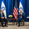 El presidente Joe Biden participa en una reunión bilateral con el primer ministro de Israel, Benjamin Netanyahu. 20 de septiembre de 2023, Nueva York.