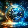 Simulación del euro digital.