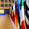 The Council of the European Union under the Spanish presidency inaugurating the "Solar Landscape", an artistic installation that aims to bring the EU closer to citizens.