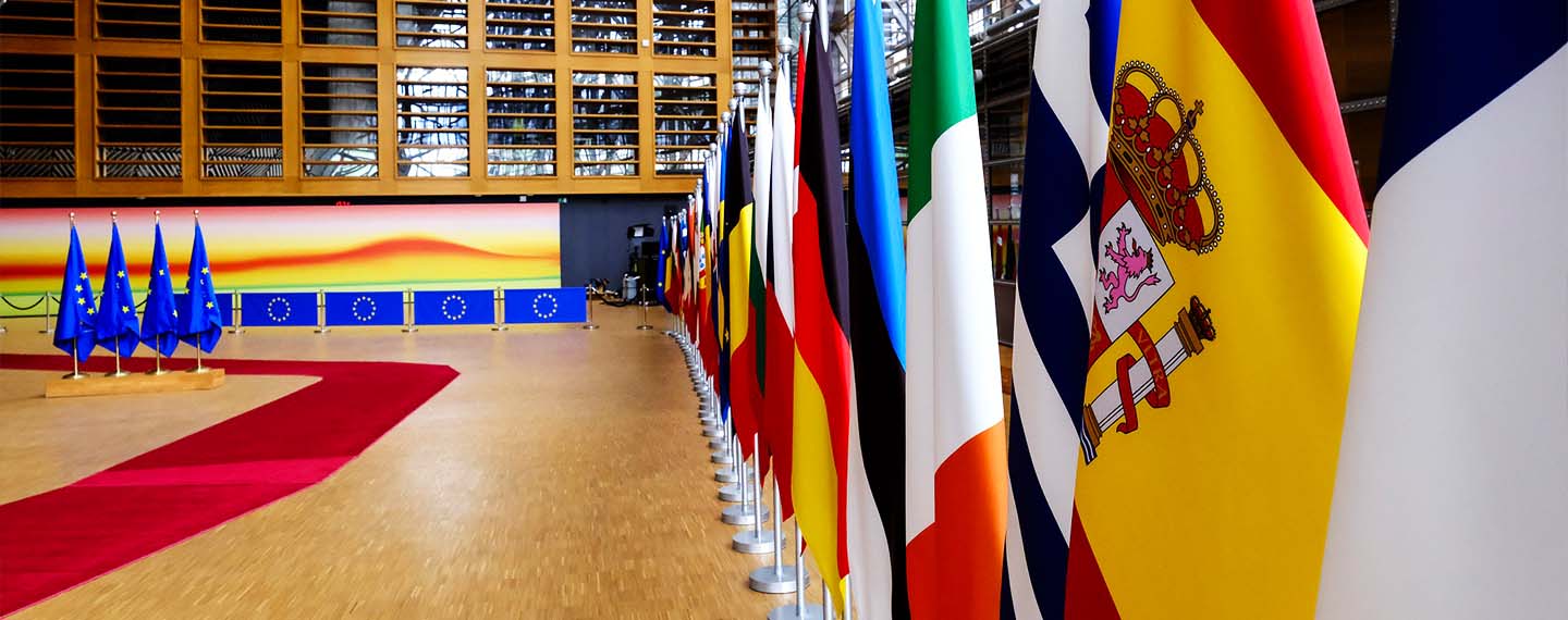 The Council of the European Union under the Spanish presidency inaugurating the "Solar Landscape", an artistic installation that aims to bring the EU closer to citizens.