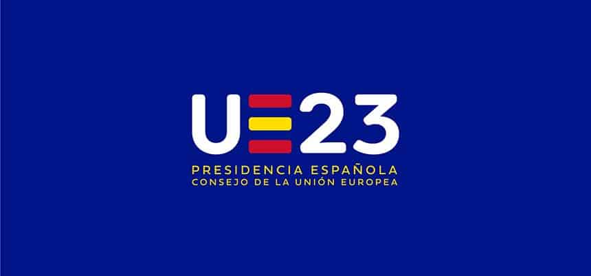 Logo de la Presidencia española del Consejo de la UE del segundo semestra de 2023