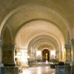 An interior shot of the Peace Palace, the seat of the International Court of Justice, the principal judicial body of the United Nation. Israeli-Palestinian conflict