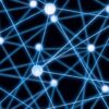 Prometheus workshop digital transformation. Abstract technology background, connecting dots, digital network design