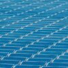 Planta de paneles solares en una fábrica de China.