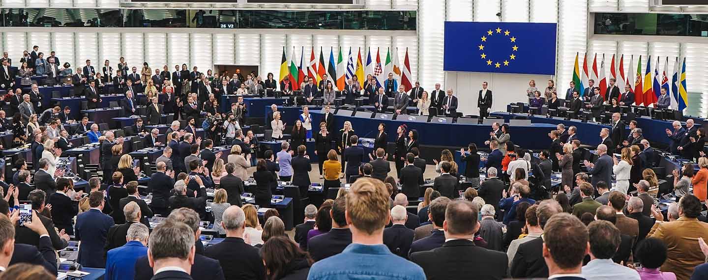 Ceremony in Strasbourg’s hemicycle, The European Parliament at 70: “The voice of citizens and democratic values”.