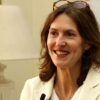 Elvire Fabry, investigadora sénior en el Jacques Delors Institute (París), durante la entrevista con Áurea Moltó.