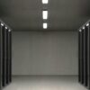 Data servers in a room. LINE Issue