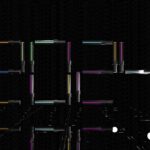Ilustración digital del número 2024 compuesto por líneas luminosas de colores: naranja, verde, azul, rosa, amarillo y púrpura, sobre un fondo negro con reflejos brillantes. 2024